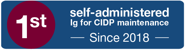 1st ever self-administered Ig for CIDP Maintenance