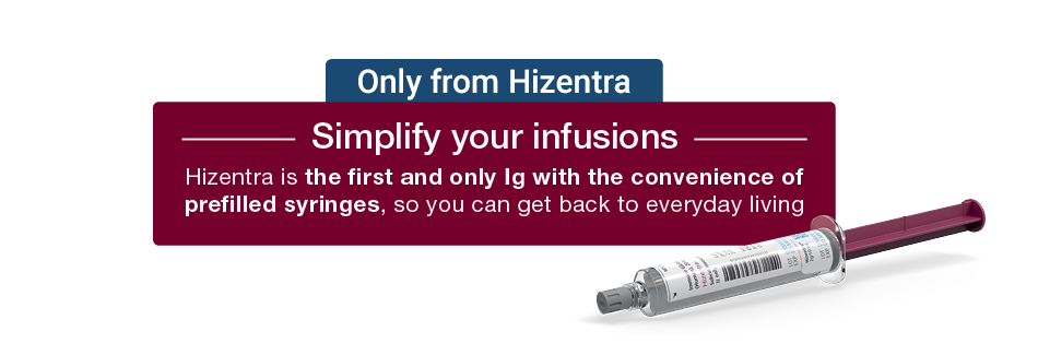 Simplify your infusions with Hizentra prefilled syringes