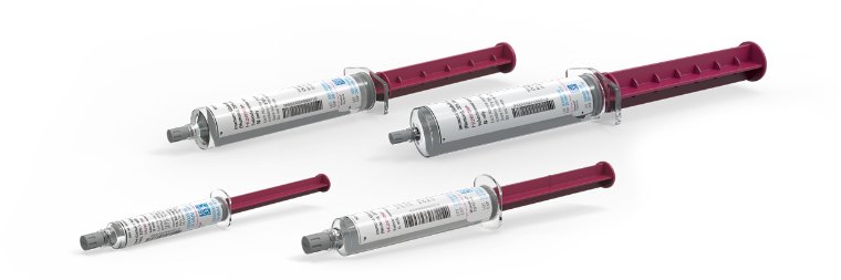 Prefilled syringe sizes
