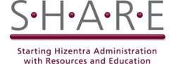 SHARE starting hizentra administration with resources and education logo