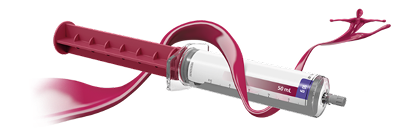 Illustration of Hizentra prefilled syringes