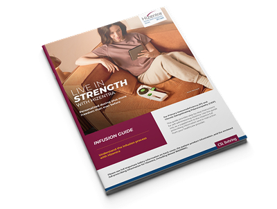 Cover of Hizentra Self-Infusing brochure