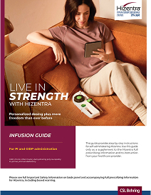 Cover of Hizentra Self-Infusing brochure
